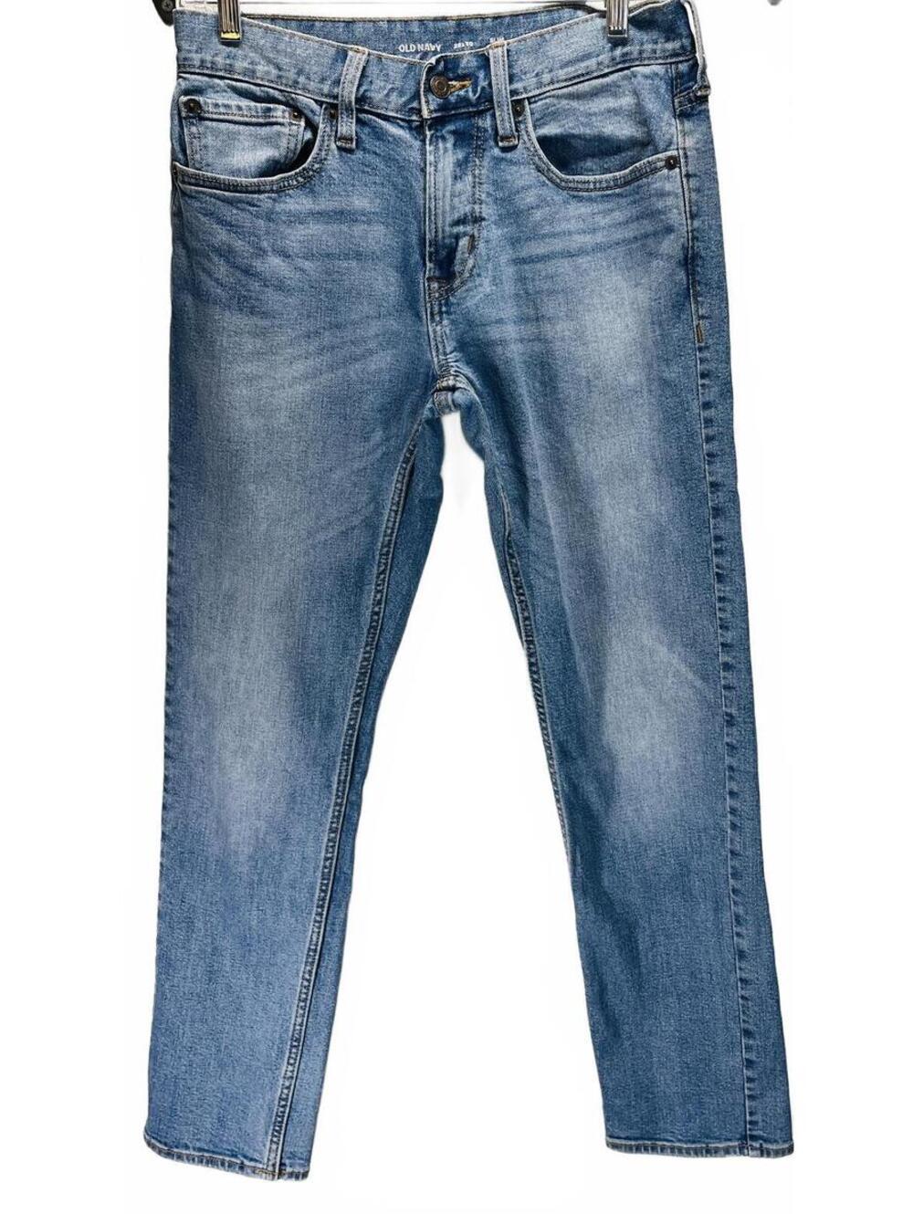 Old Navy Slim Fit Stretch Denim Jeans Mens 29x30 Light Blue